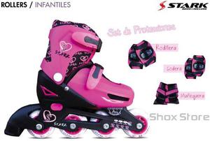 Rollers Stark Kids Extensibles Ruedas 72 Mm Hermosos Palermo