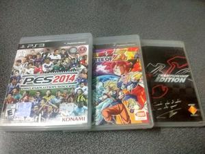 Tres juegos de play 3 fisicos