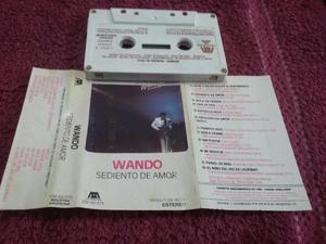 VENDO CASSETTES DE WANDO(SEDIENTO DE AMOR