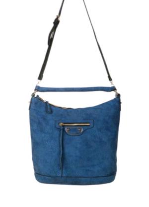 Cartera Prune Azul Con Corrra Desmontable