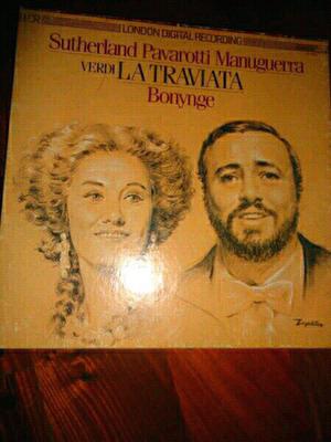 Disco de Vinilo Pavarotti "La traviata"