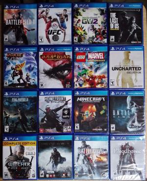 JUEGOS PS4.