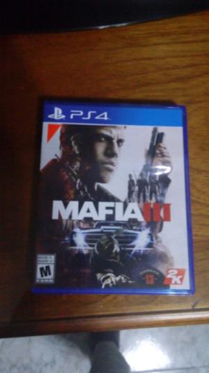 Juego ps4 MAFIA 3 impecable