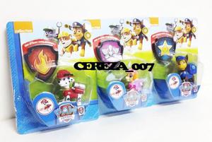 MUÑECOS DE PAW PATROL MARSHALL + SKILE + CHASE