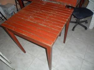 Mesas de madera simples o doble (unica)