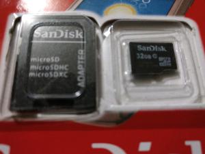 Micro SD 32 GB con adaptador