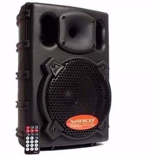 Parlante Activo Winco W208 Bluetooth Karaoke Mic Sd Usb 300w