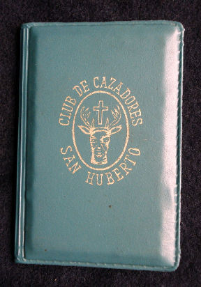 antiguo carnet club de cazadores san humberto