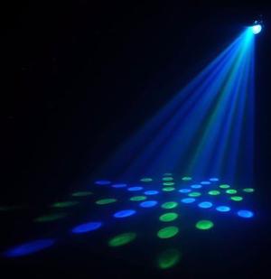 efecto iluminacion led scaner chauvet lx10