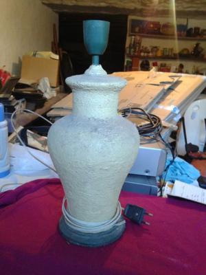 lámpara mesa de cerámica 0,41 x 0,52 diámetro sin