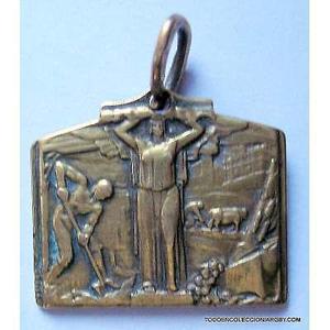 medalla del cincuentenario del pueblo y colonia de juan