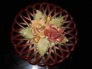 plato decorativo de cerámica