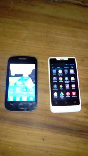 vendo 2 celulares con detalles a $600 los 2