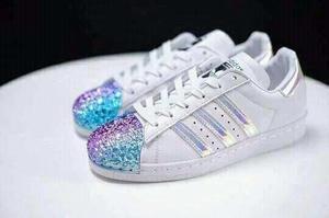 Adidas Superstars glitter