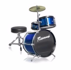 Bateria Acústica Infantil Resound Jbp Cuerpos -