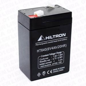 Bateria Gel Luz Emergencia 6v 4ha Recargable Hiltron Ht64