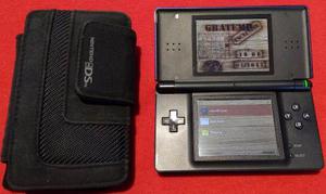 Consola Nintendo Ds Lite + Estuche + 3 Juegos Completa!