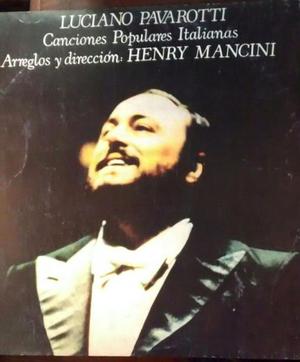 Discos Pavarotti "Canciones populares italianas" y "Grandes