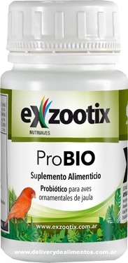 Exzootix Probio X 80grs Probioticos Inmunoestimulantes Aves