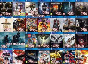 Juegos nuevos fisicos ps4