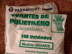 LOTE DE  GUANTES DE POLIETILENO