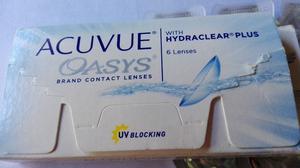 Lentes contacto+3acuvue hydraclear