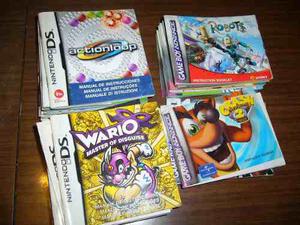 Liquido Lote De Manuales Originales Nintendo Ds Gameboy