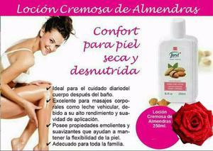 Loción Cremosa De Almendras SWISS JUST en oferta