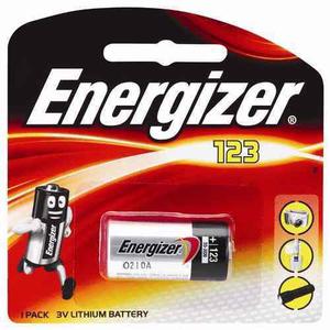 Pila Bateria Fotografia Energizer Litio Cr123a 3v Camaras