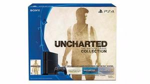 Play Station 4 Uncharted Collection 500gb + Bloodborne