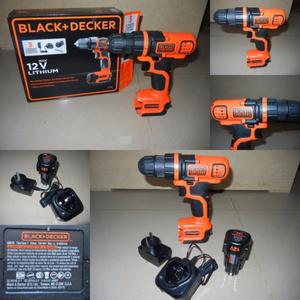 Taladro Atornillonador Black & Decker Con Batería 12v Ld112