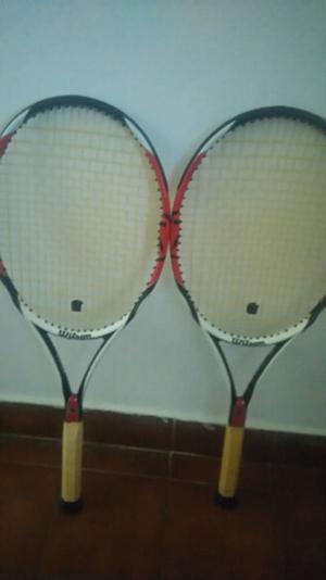 Vendo 2 raquetas de tenis