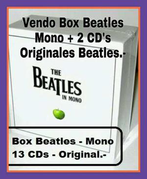 Vendo Box The Beatles Mono + 2 Cd's Beatles + 1 Vinilo.-