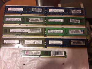 9 Memorias RAM - 2Gb - DDR3