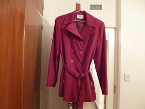 CHAQUETA DE MUJER BORDO XL