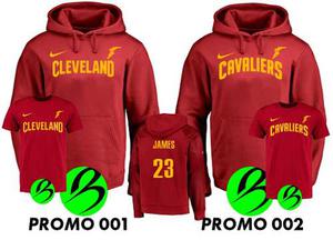 Combo Buzo Canguro + Remera Cleveland Cavaliers