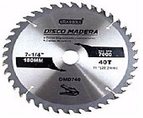 DISCO DE WIDIA CORTE DE MADERA178X24D