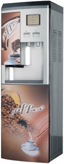 Dispenser De Agua Frio Calor Con Heladera Y Cafe O Jugo