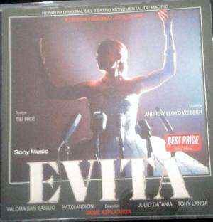 Evita (Musical) Madrid (España) Paloma San Basilio CD DOBLE