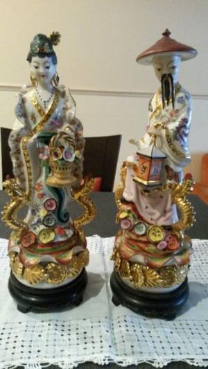 Figuras chinas de porcelana (el precio es por el par)