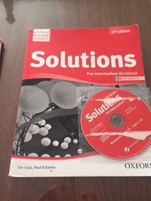 Libro Solutions Pre-Intermediate 2nd edition workbook