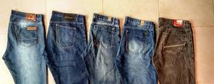 Lote de 6 jeans