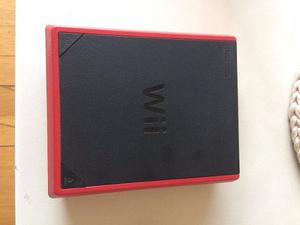 Mini Wii Nintendo Roja Completa, Casi Nueva Con 3 Juegos
