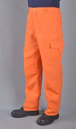 Pantalon De Trabajo Naranja t 