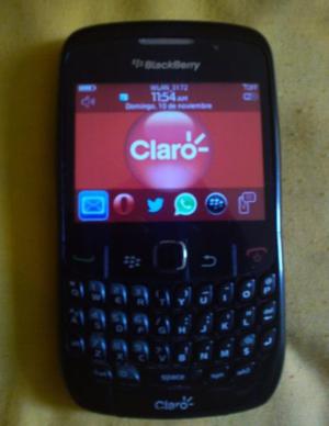 VENDO BLACKBERRY  CURVE PARA CLARO.CON WATHSAAP ACTIVO