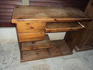 escritorio de pino macizo 1 pulgada
