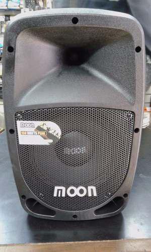 Bafle Moon 8 Amplificado C/ Batería Recargable Y Un Micróf