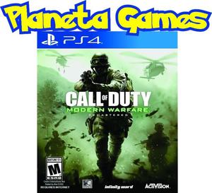 Call of Duty Modern Warfare Remastered Playstation Ps4