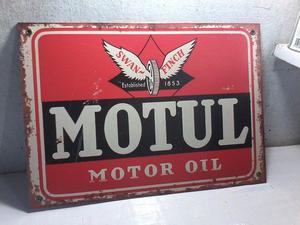 Cartel Motul Motor Oil retro replica para decoracion