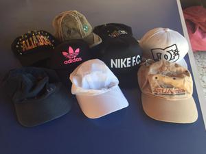 Gorras varias usadas